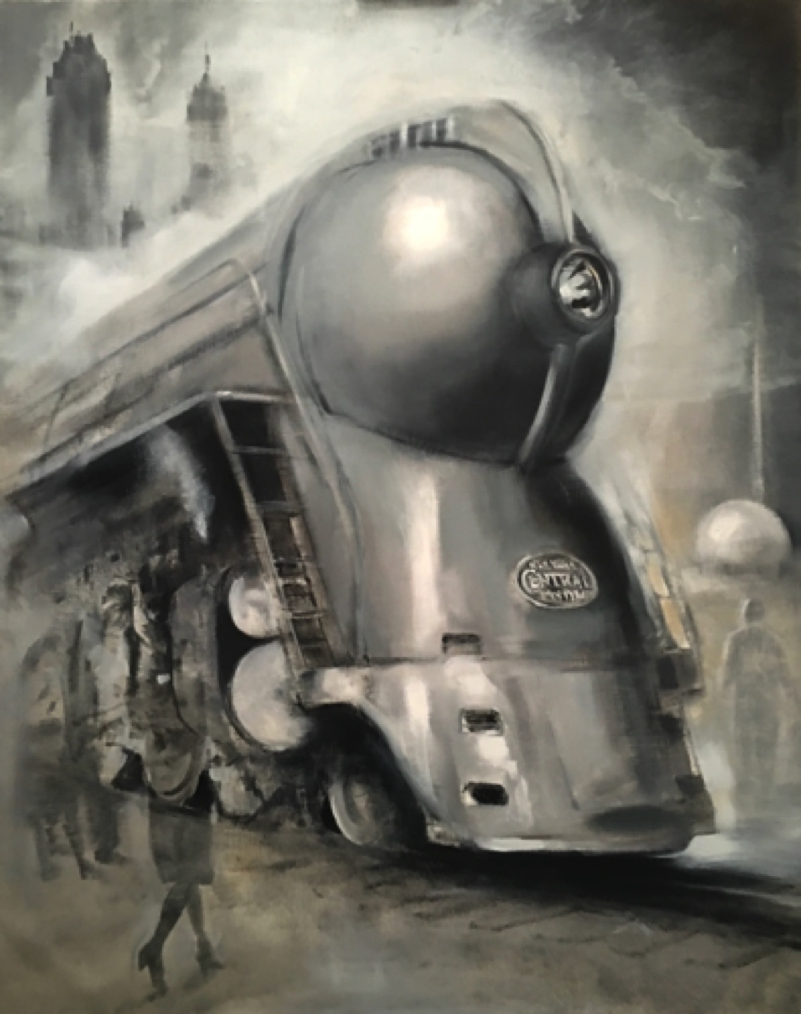 Gregg Chadwick
Mystery Train -20th Century Limited
(New York World’s Fair)
60”x50” oil on linen 2016